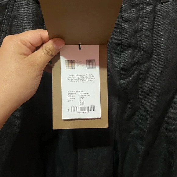 Burberry Zip Detailed Linen Blend Pants - Picture 6 of 9